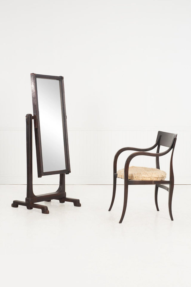 Smokey Tunis Carved Mirror 1969