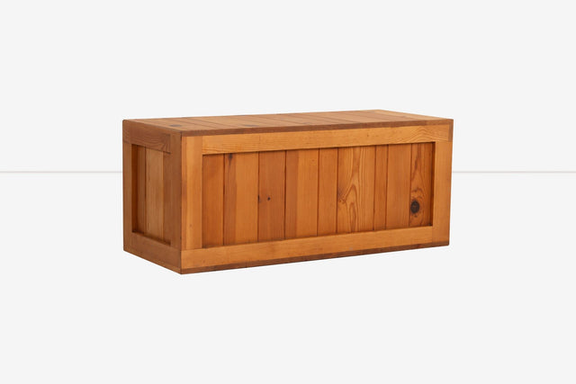 John Dickinson Unique Crate Coffee Table from the Firehouse, San Francisco 1970