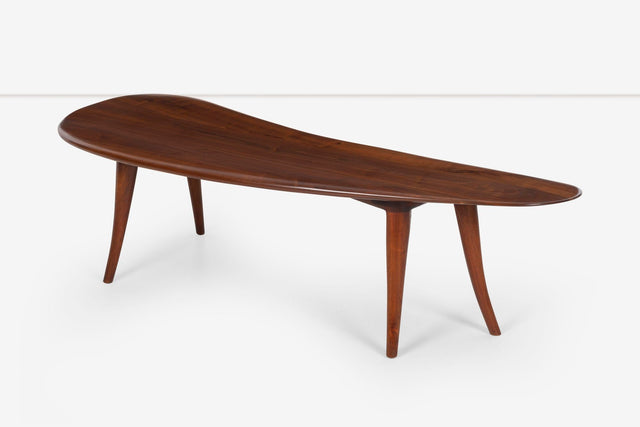 Wharton Esherick Sculpted Walnut Coffee Table