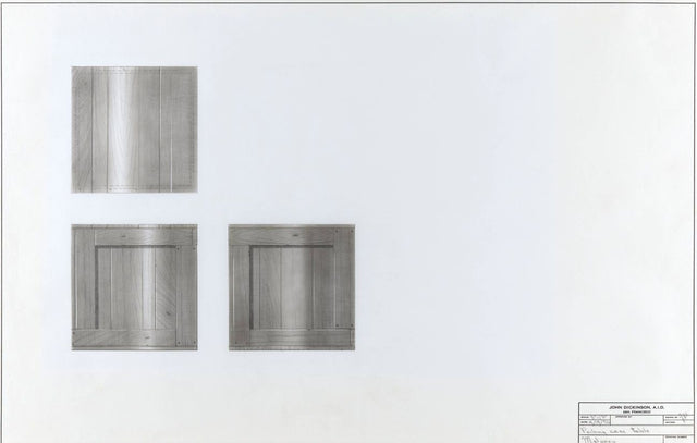 John Dickinson Unique Crate Coffee Table from the Firehouse, San Francisco 1970