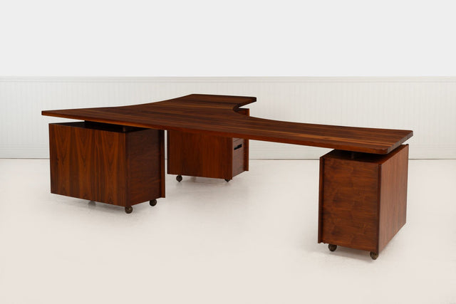 Vladimir Kagan Personal Custom Partner’s Desk, Kagan-Dreyfuss, New York 1950