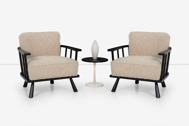 Pair of `T.H. Robsjohn-Gibbings Lounge Chairs for Widdicomb