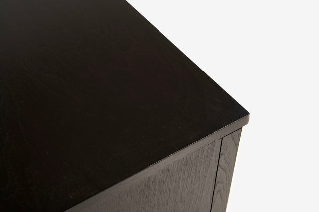 Paul McCobb Storage Unit Custom Matte Blackened Finish