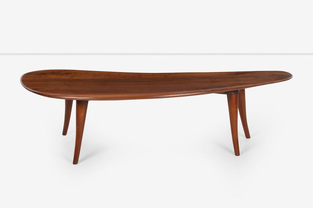 Wharton Esherick Sculpted Walnut Coffee Table