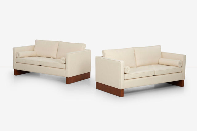 Pair of Sofas by Ludwig Mies van der Rohe for Knoll International 1965