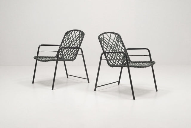 Brown Jordan “Tamiami” Dining Set with Dining Table and Four Armchairs, 1960s