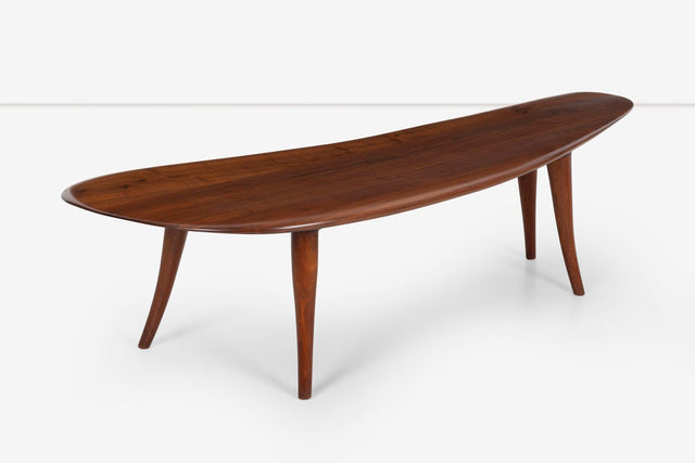 Wharton Esherick Sculpted Walnut Coffee Table