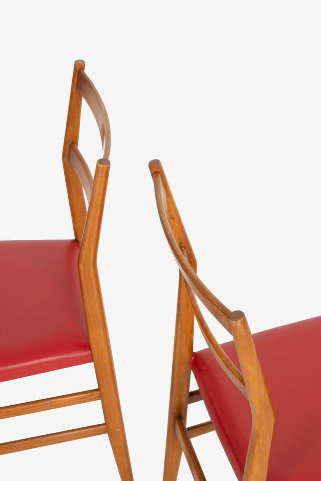 Gio Ponti Leggera Chairs Set of Ten for Cassina