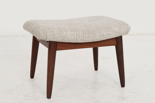 Danish Modern Lounge Chair and Ottoman 1960c.