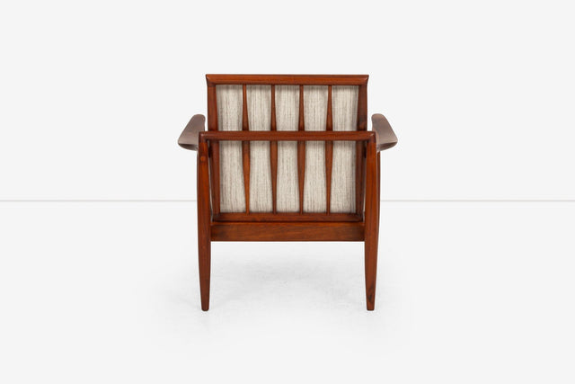 Sam Maloof Hunter Lounge Chair in solid Oiled Walnut  1950s