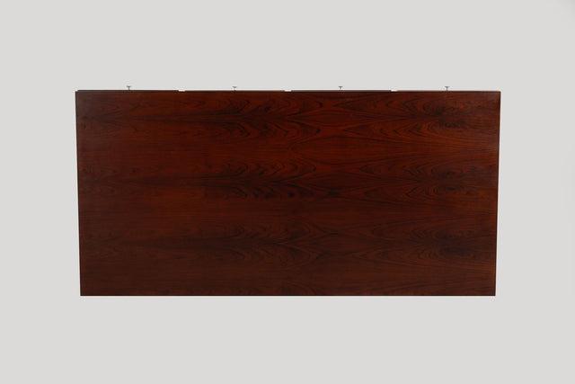 Poul Nørreklit Rosewood and Lucite Executive Desk for Sigurd Hansen, Denmark, 1960s