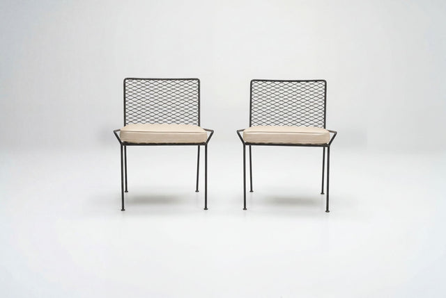 Original Pair of Van Keppel-Green Expanded Metal Series Chairs, Model 872, 1953