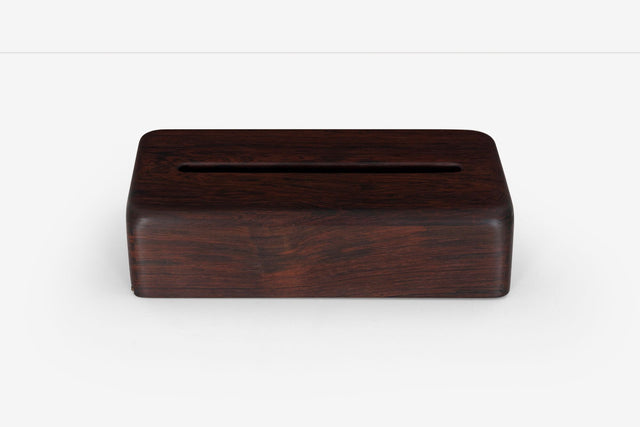 Arthur Espenet Carpenter Rosewood Tissue Box, c. 1965