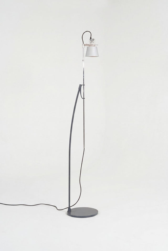 Enzo Mari for Artemide Alfiere adjustable floor lamp Italy, 1985