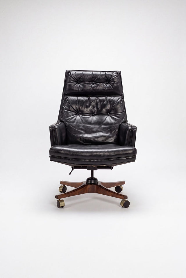 Roger Lee Sprunger for Dunbar Executive Swivel Chair, 1966