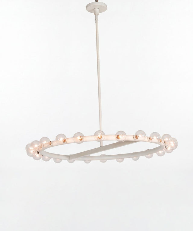 Alvin Lustig Ring Chandelier for Lightolier, c. 1960