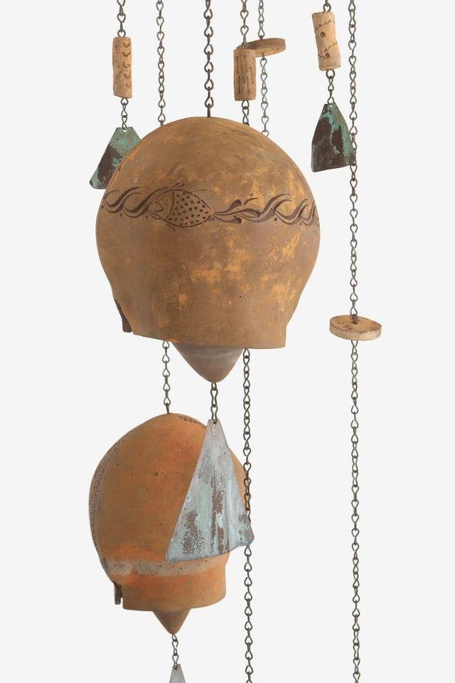Vintage Paolo Soleri Ceramic Mobile Sounding Sculpture