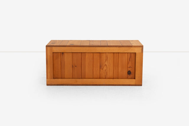 John Dickinson Unique Crate Coffee Table from the Firehouse, San Francisco 1970