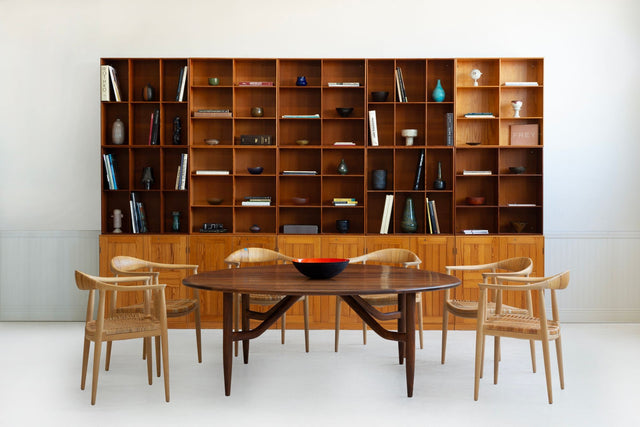 Mogens Koch Modular Bookcase Wall System for Rud. Rasmussen Denmark 1955c.