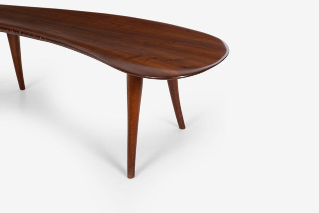 Wharton Esherick Sculpted Walnut Coffee Table