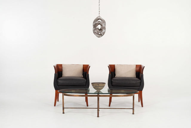 Pair of Orlando Diaz-Azcuy Chalice Chairs, c. 1985