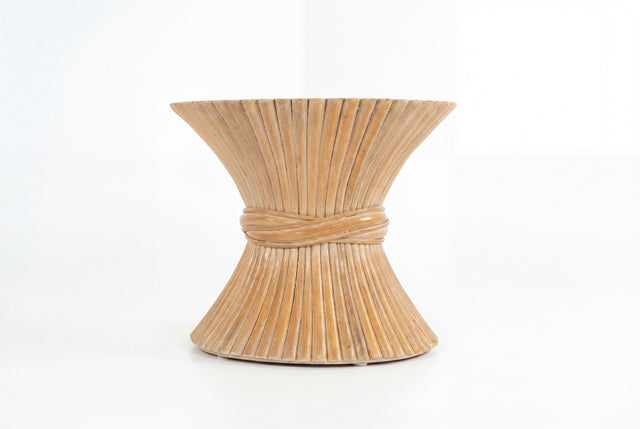 John McGuire “Sheaf of Wheat” End Table 1975c.