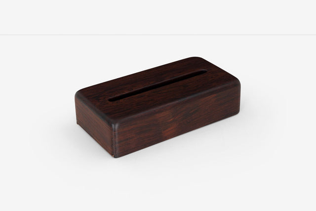 Arthur Espenet Carpenter Rosewood Tissue Box, c. 1965