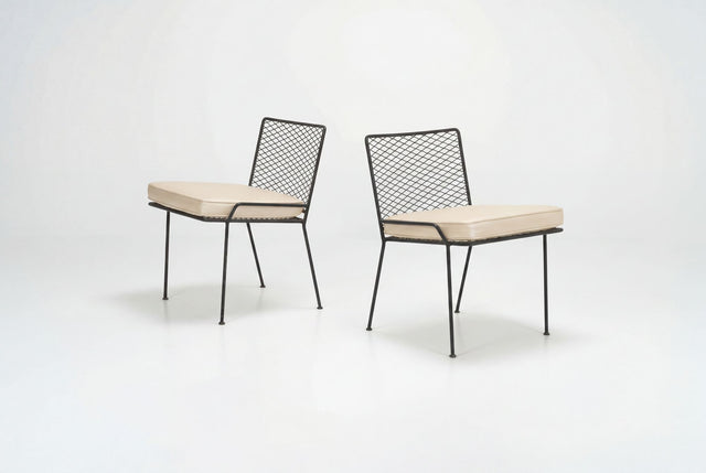 Original Pair of Van Keppel-Green Expanded Metal Series Chairs, Model 872, 1953