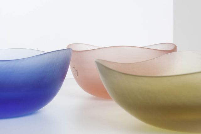 Tobia Scarpa Battuto Bowl, Set of Three, Venini, Italy