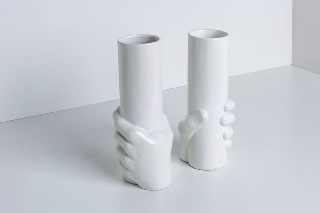 Pair of Raymor Hand Vases