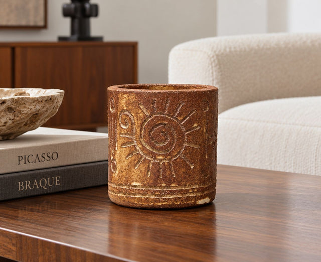 Win Ng Early Brush Pot, circa 1960