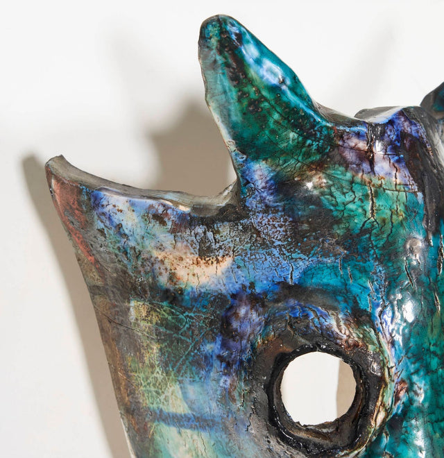 Henrik Allert Horse Head Wall Sculpture Sweden, 1995c.