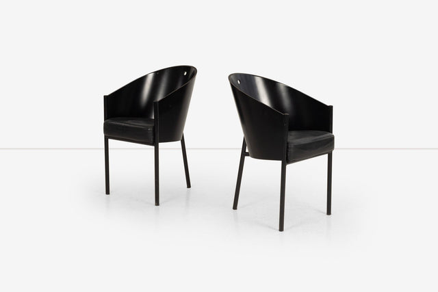 Pair of Philippe Starck Costes Chairs for Driade Aleph