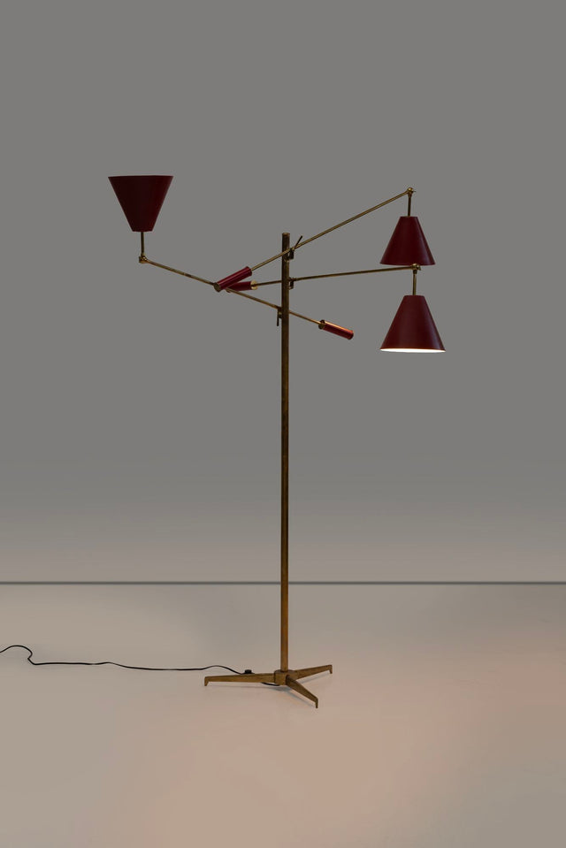 Angelo Lelli for Arredoluce Triennale Floor Lamp