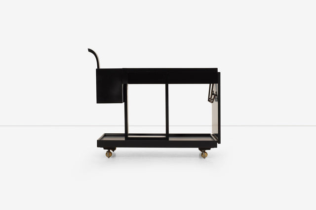 Weiman Bar Cart with Serving Extension in the style of Kagan 1950