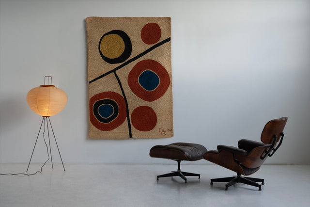 After Alexander Calder "Floating Circles" Tapestry