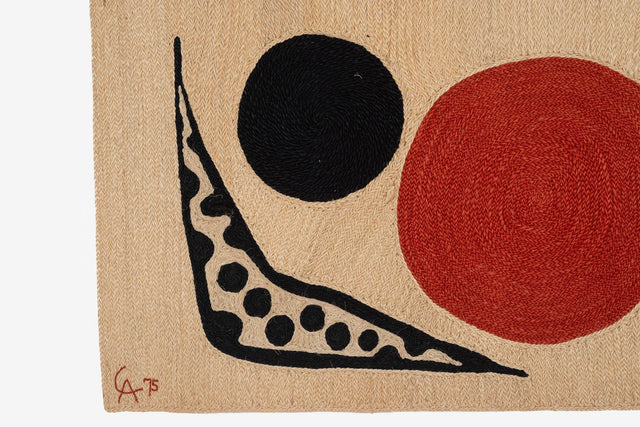 After Alexander Calder "Moon" Tapestry 1975