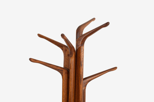 Charles B. Cobb Coat Stand, 1978 Medium Walnut