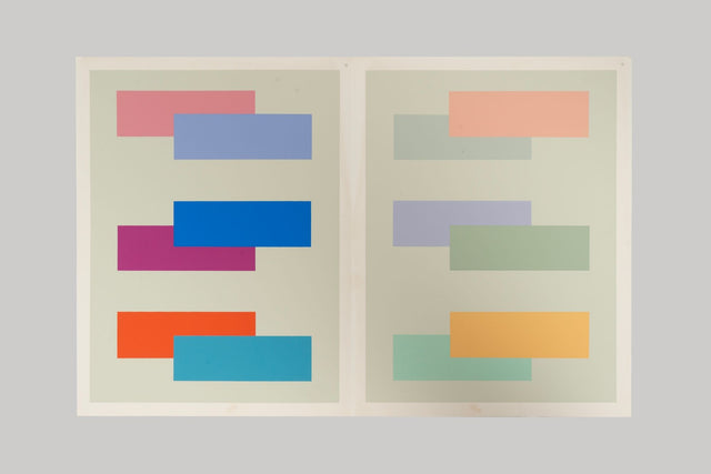 Josef Albers from Interaction of Color Albers V-5, Lithograph, 1963