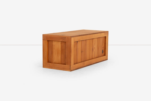 John Dickinson Unique Crate Coffee Table from the Firehouse, San Francisco 1970