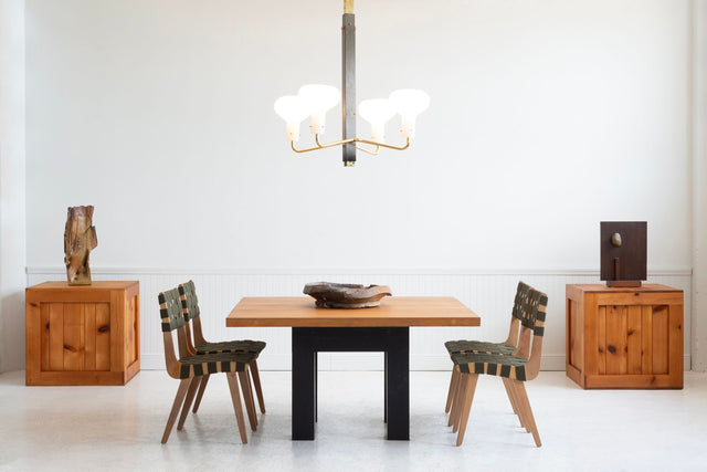 Ignazio Gardella Rare Four-Arm Chandelier for Azucena, Italy, 1958
