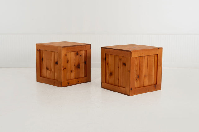 John Dickinson Crate Tables from the Firehouse, San Francisco, 1970