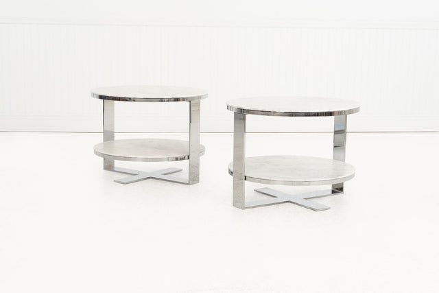 Pair of Eileen Side Tables by Antonio Citterio for B&B Italia, 2003