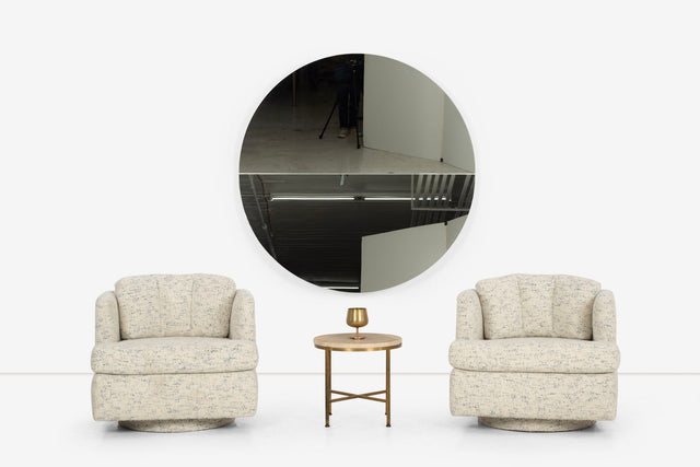 Neal Small Round Split Wall Mirror