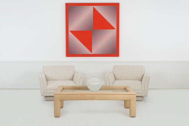 Pair of Oversized Lounge Chairs, Attributed to Vladimir Kagan, c. 1985