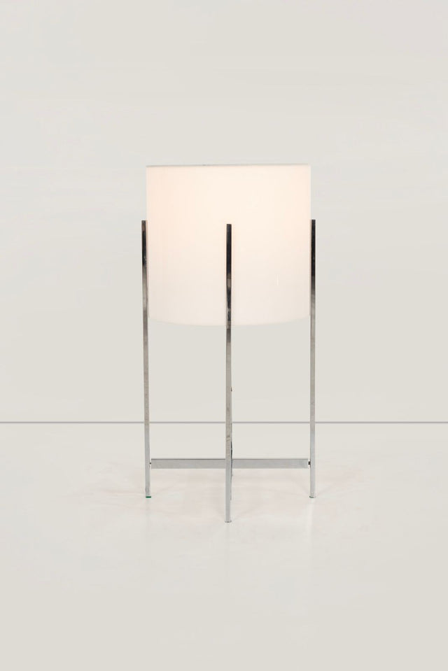 Chromed Brass & Acrylic Table Lamp by Paul Mayen for Habitat, c. 1955