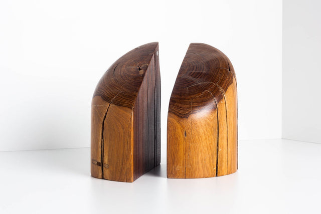 Don Shoemaker Hand-Carved Cocobolo Bookends