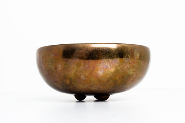 Alma Allen Solid Bronze Footed Bowl