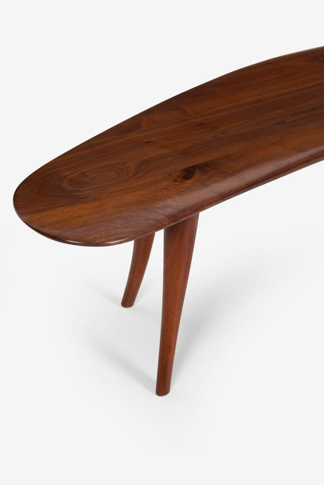 Wharton Esherick Sculpted Walnut Coffee Table