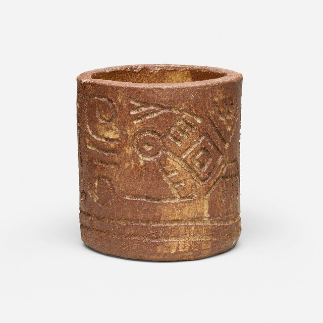 Win Ng Early Brush Pot, circa 1960